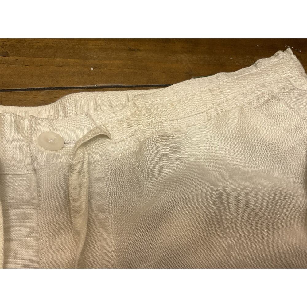 Cubavera Men's Linen-Blend Core Drawstring Pants Brilliant White Size Large NWT - Picture 5 of 13